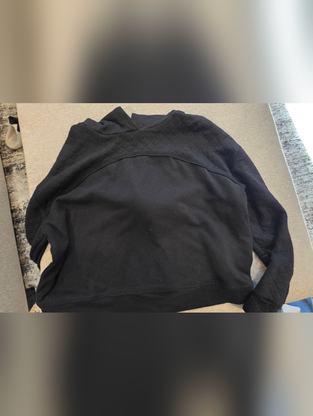 Danskin Black Crewneck Sweatshirt